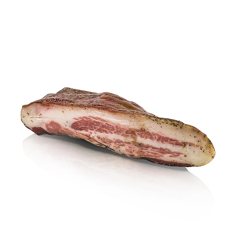 Guanciola - Schweinebacke mit Pfeffer, Montalcino Salumi, ca.1,3 kg