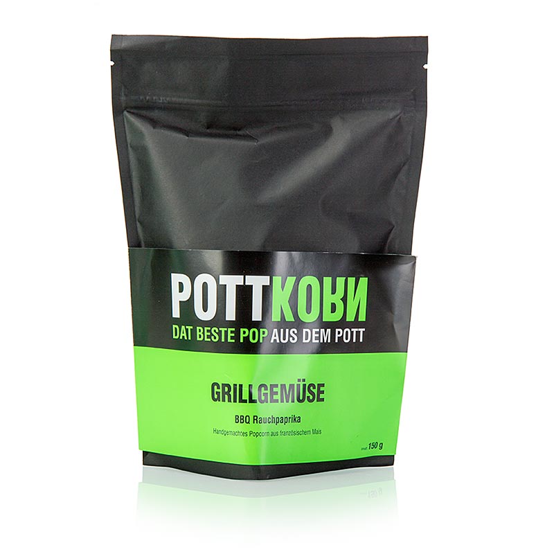 Pottkorn - Grillgemüse, Popcorn mit BBQ Rauchpaprika 150 g