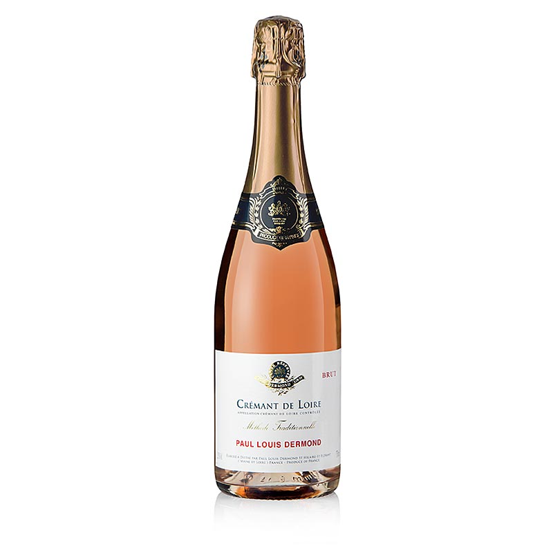 Paul Louis Dermond Cremant de Loire, brut, rosé, Sekt Loire, 12,5% vol. 750 ml