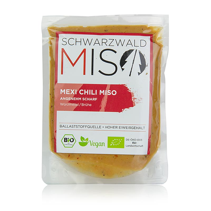 Miso Mexi Chili Paste, angenehm scharf, Schwarzwald Miso, BIO, 220 g