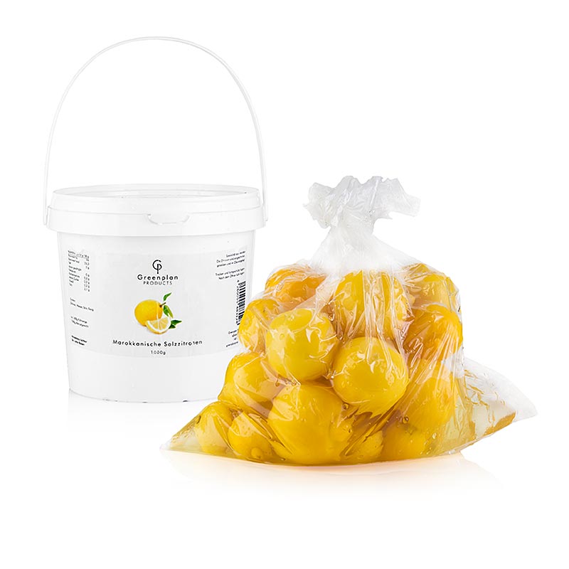 Eingelegte ganze Zitronen, gesalzen 1,8 kg, ca.14 St