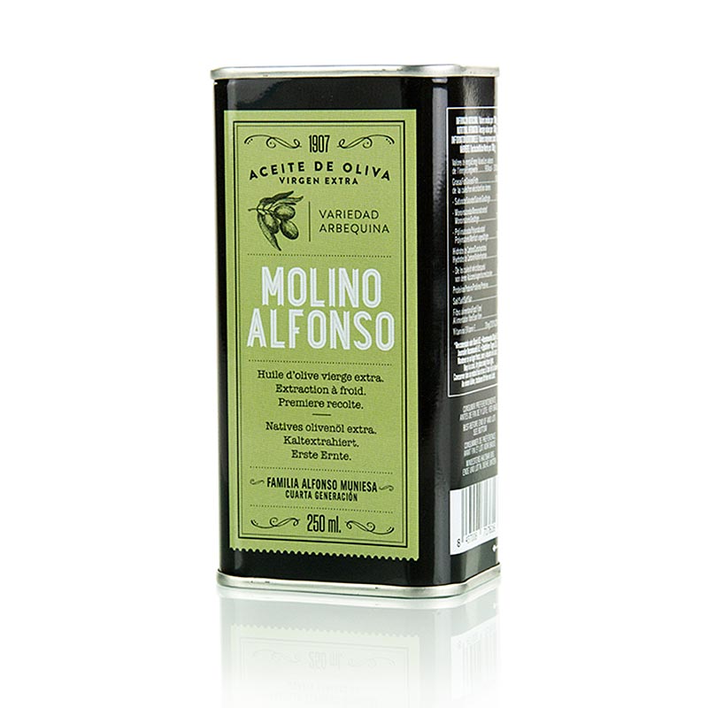 Natives Olivenöl Extra, Molino Alfonso, Arbequina, Spanien, 250 ml