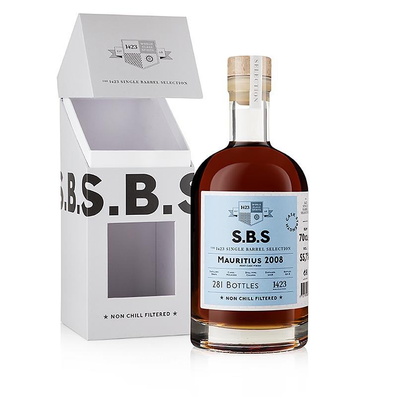 SBS Mauritius Rum, 2008er, Grays, 10 Jahre, Port Cask Finish, 55% vol., 700 ml