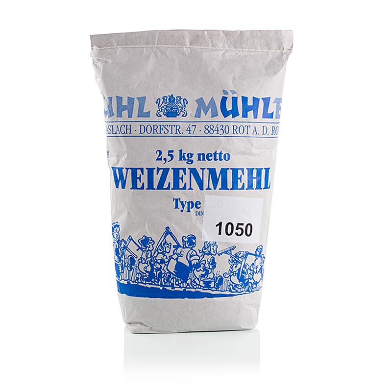 Mehl Type 1050, Weizenmehl, Uhl Mühle, Schwaben 2,5 kg