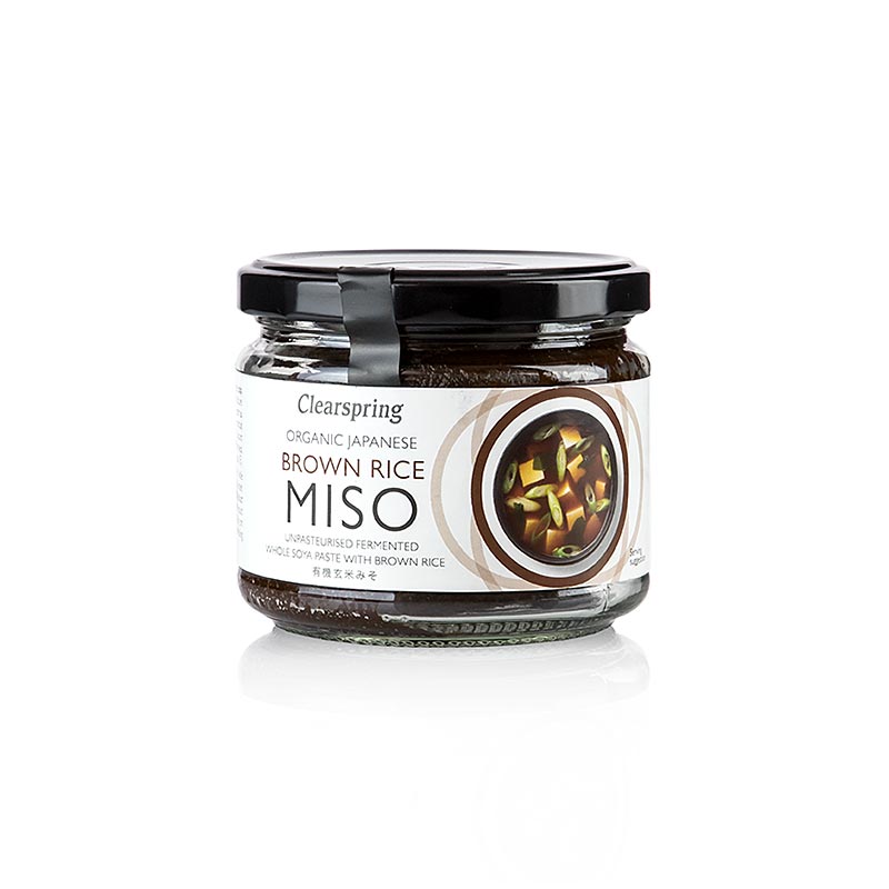 Organic Japanese Brown Rice Miso, braune Misopaste, Clearspring, BIO, 300 g