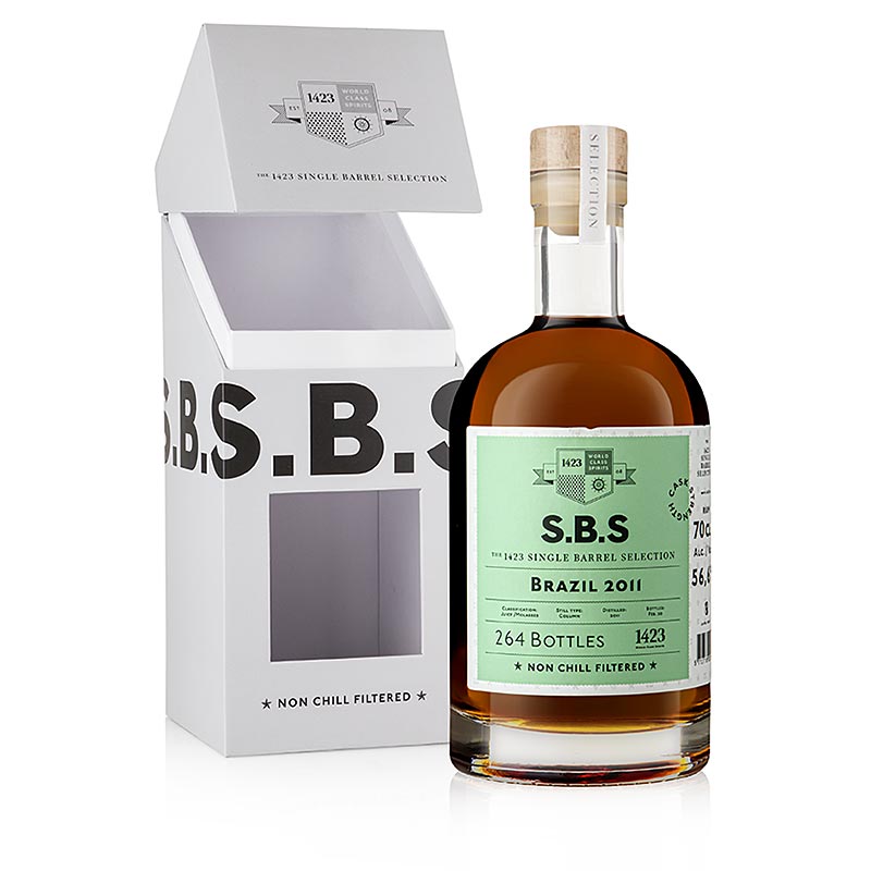 SBS Brazil Rum, 2011er, 56,6% vol., 700 ml