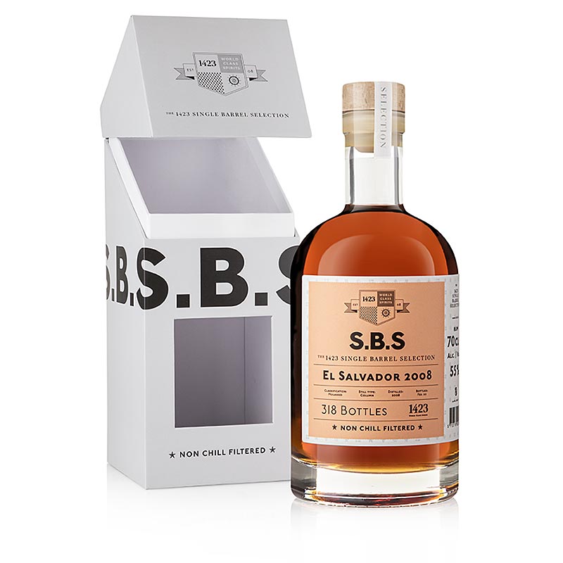 SBS El Salvador Rum, 2008er, 55% vol., 700 ml