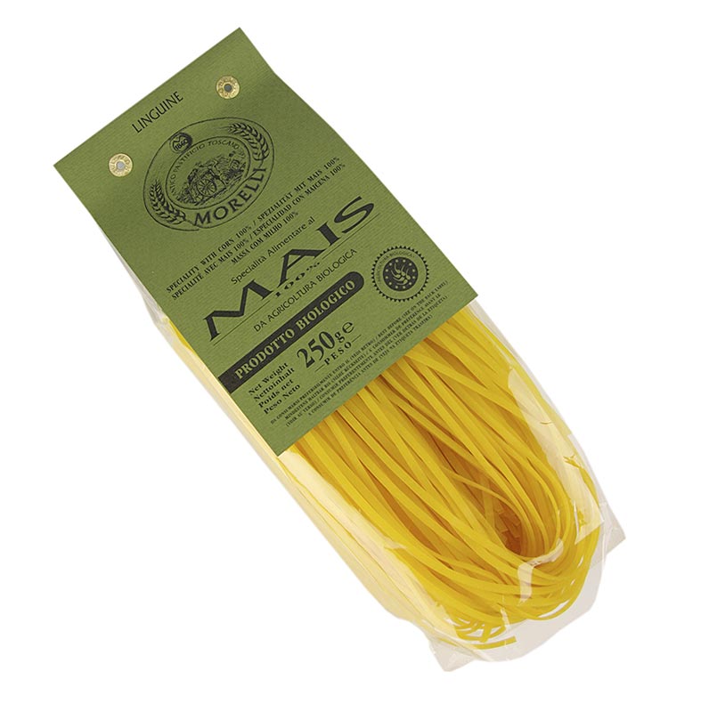 Pasta Morelli 1860, Linguine, glutenfreie Maisnudeln, BIO, 250 g