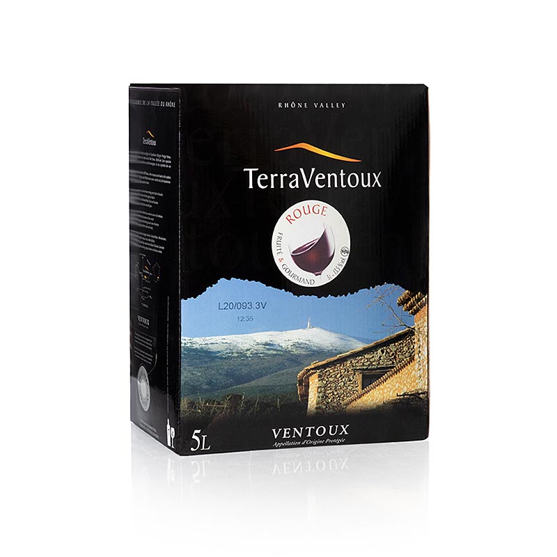 Ventoux, trocken, 13% vol., Bag in Box, Terra Ventoux, 5 l