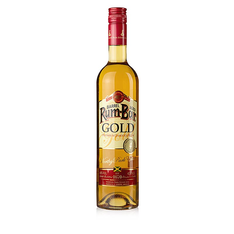 Worthy Park Rum Bar Gold 40% vol., Jamaika, 700 ml