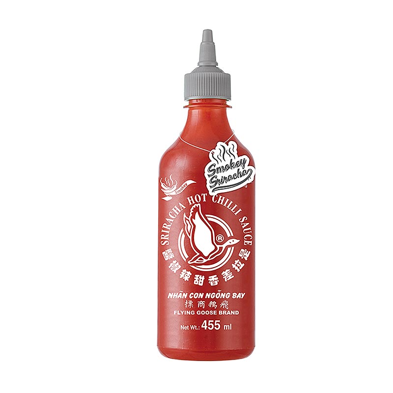 Chili-Sauce - Sriracha, scharf, smokey, Flying Goose 455 ml