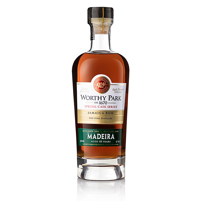 Worthy Park Estate Jamaica Rum 10 Jahre MADEIRA Finish 45% vol. (1423), 700 ml