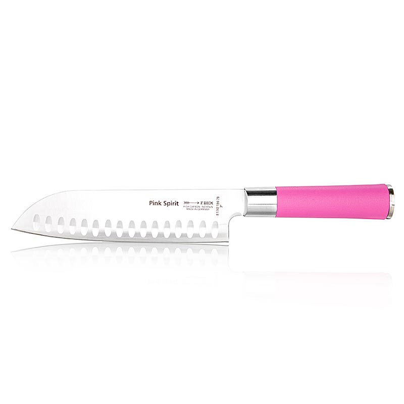 Pink Spirit Santoku Kullenschliff Messer, 18cm, DICK, 1 St