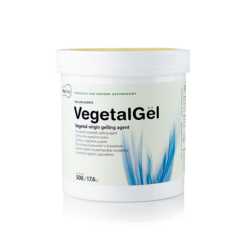 TÖUFOOD VEGETALGËL, Geliermittel, Vegetarische Gelatine, 500 g