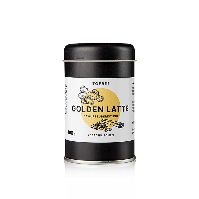 TOFREE-north - Golden Latte, Gewürzzubereitung, 100 g