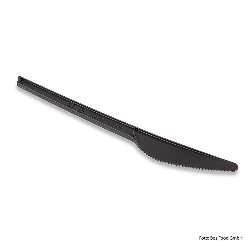 Naturesse Messer, schwarz, 168mm, REUSABLE CPLA, 1.000 St