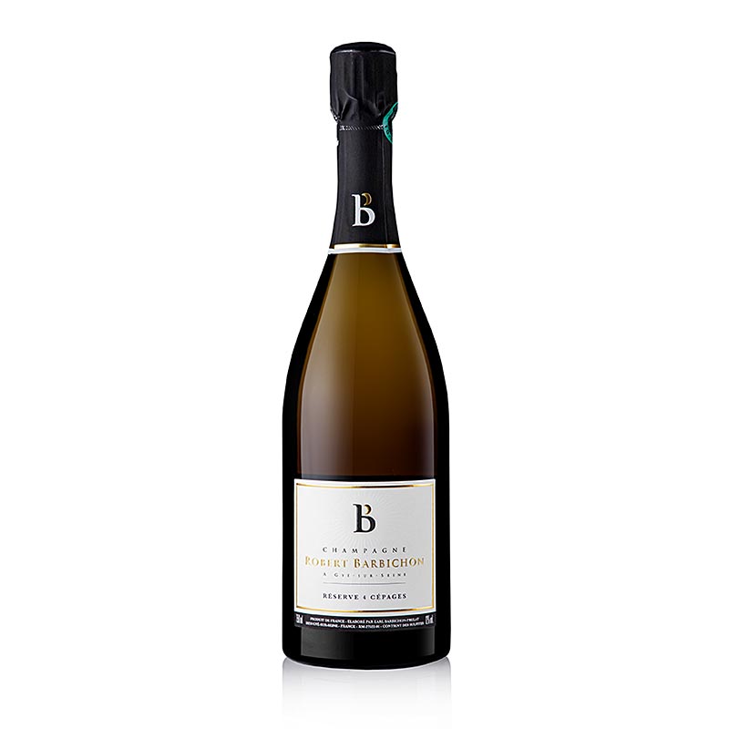 Champagner Robert Barbichon, Reserve 4 Cepages, extra brut, 12% vol., BIO, 750 ml