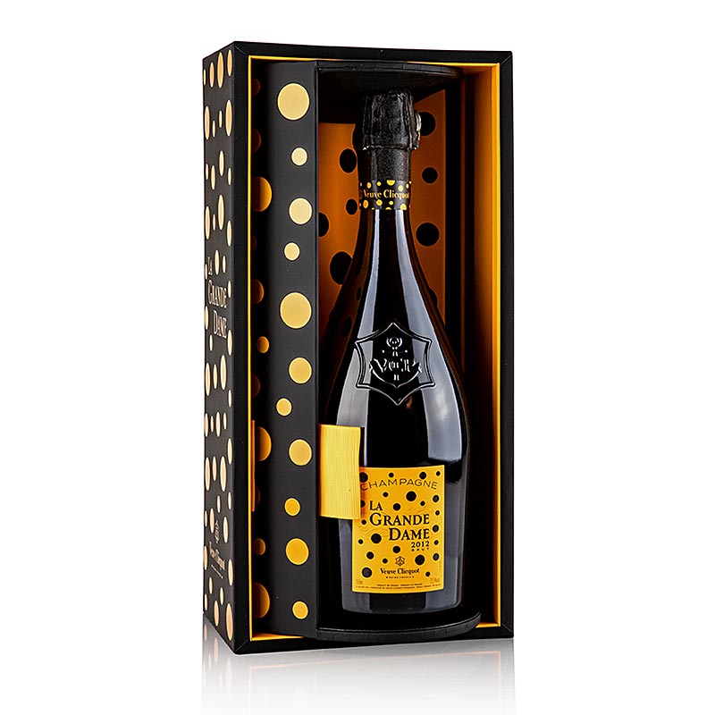 Champagner Veuve Clicquot 2012er La Grande Dame Ed. Yayoi Kusama WEISS, brut, 12% vol., 750 ml
