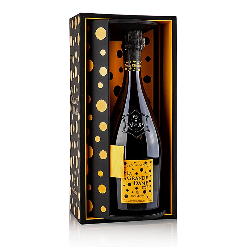 Champagner Veuve Clicquot 2012er La Grande Dame Ed. Yayoi Kusama WEISS, brut, 12% vol., 750 ml