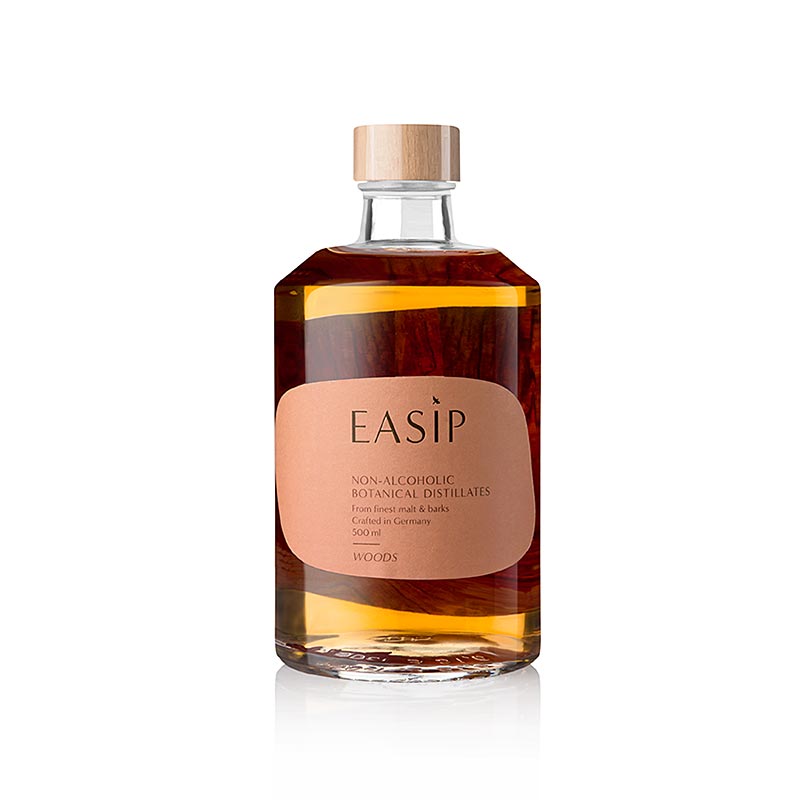 EASIP Woods - Non Alkoholic Botanical Distillates, malt & barks, alkoholfrei, 500 ml