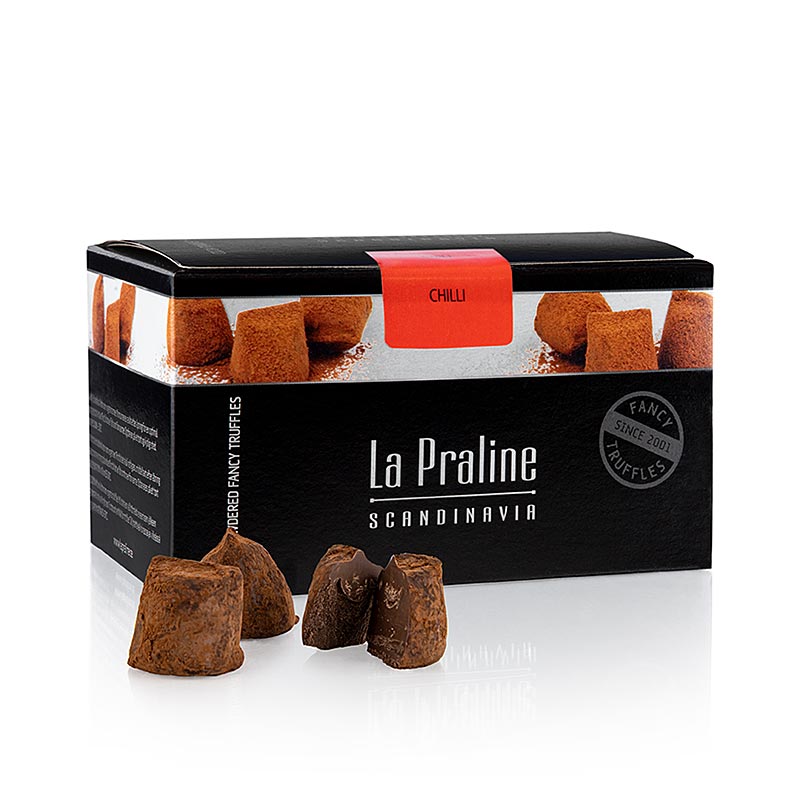 La Praline Fancy Truffles, Schokoladenkonfekt mit Chili, Schweden 200 g