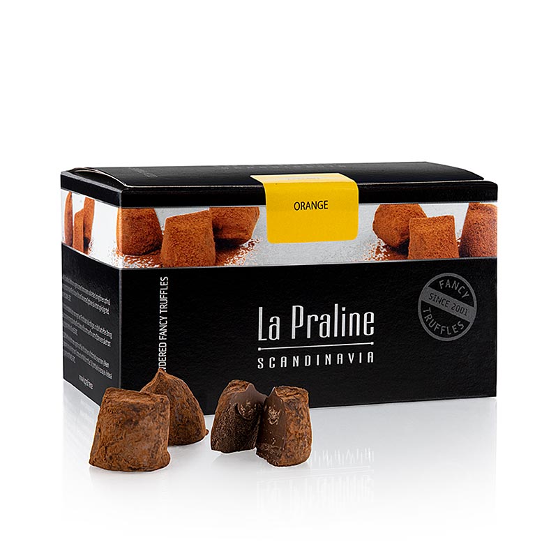 La Praline Fancy Truffles, Schokoladenkonfekt mit Orange, Schweden 200 g