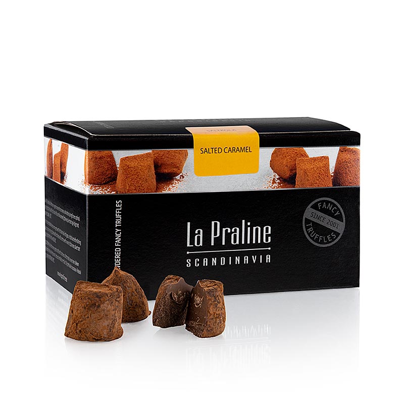 La Praline Fancy Truffles, Schokoladenkonfekt mit Salzkaramell, Schweden 200 g